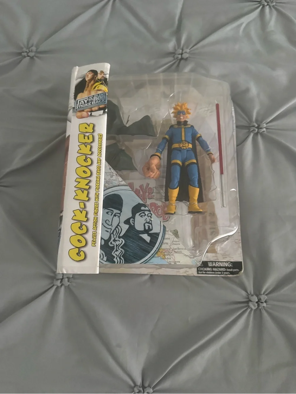 Action Figure - Blue & Yellow Superhero Toy